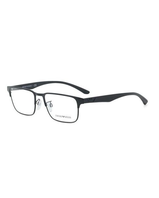Emporio Armani White Frosted Square Frame Flat Mirror