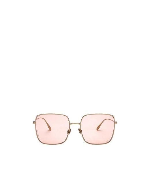 Dior Pink Square Sunglasses