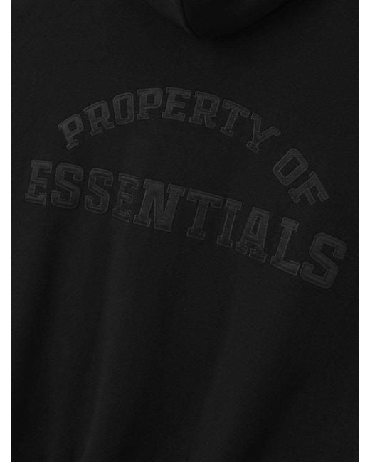 Fear Of God Black Half-Zip Hoodie for men