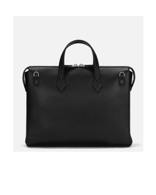 Montblanc Black Logo Briefcase for men