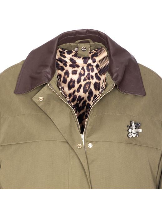 Liu Jo Green Bejewelled Jacket