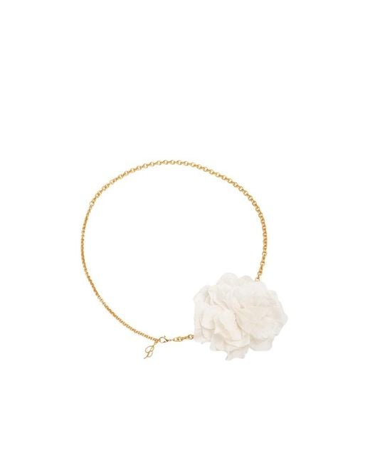 Blumarine White Chain Belt