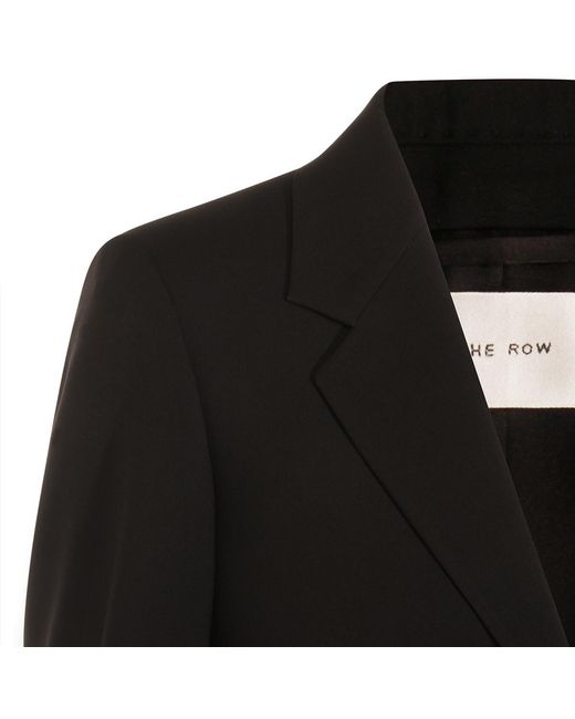 The Row Black Wool Blazer
