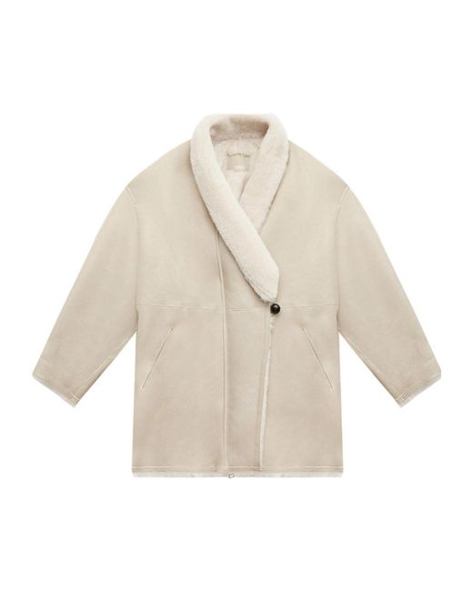 Isabel Marant White Elanore Reversible Coat