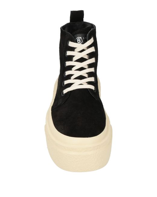 MM6 by Maison Margiela Black Platform Sneakers