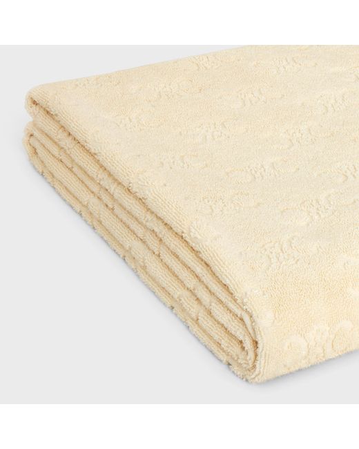 Céline Natural Beach Towel
