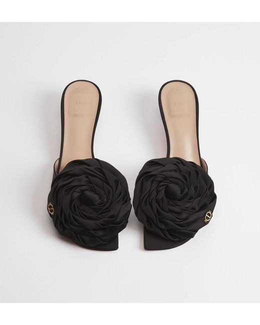 Dior Black Aurore Heeled Sandal