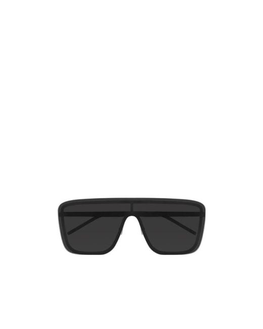 Saint Laurent Black Eyewear Sl 364 Mask Shield Sunglasses
