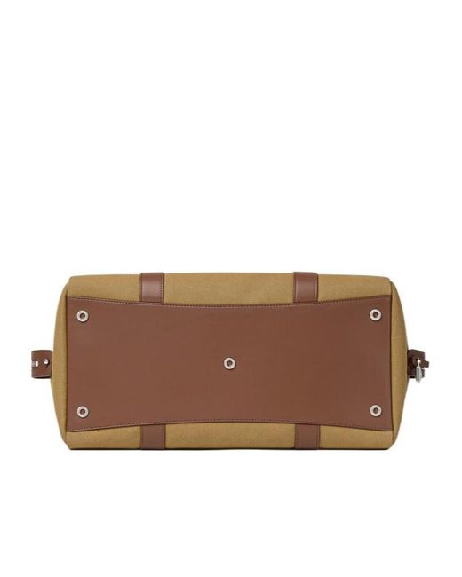 Loro Piana Metallic Loom Weekender Bag L42 for men