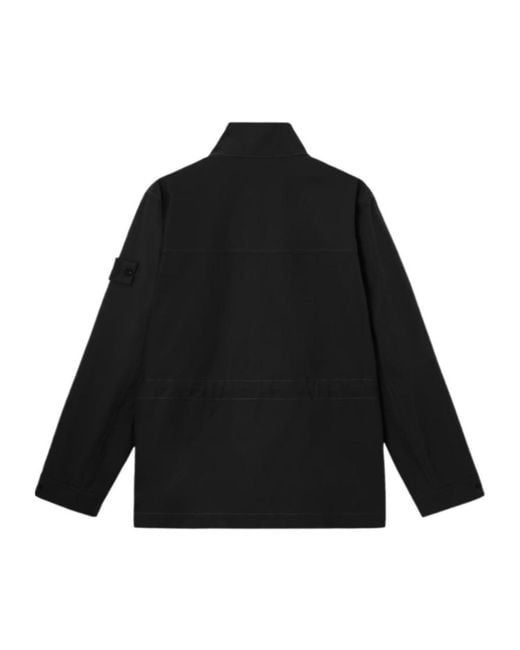 Stone Island Black Multi-Pocket Jacket for men
