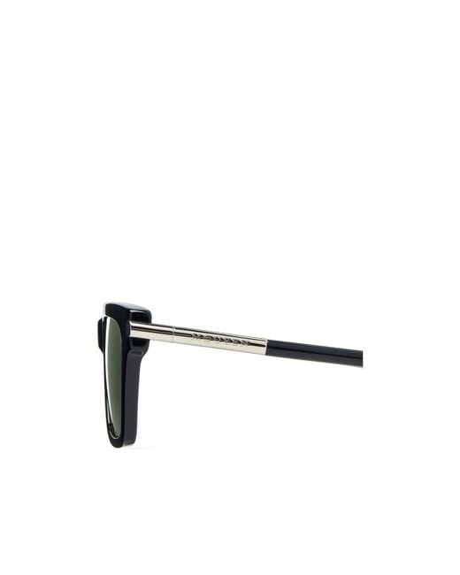McQueen Multicolor Eyewear T-Bar Icon Square Frame Sunglasses for men