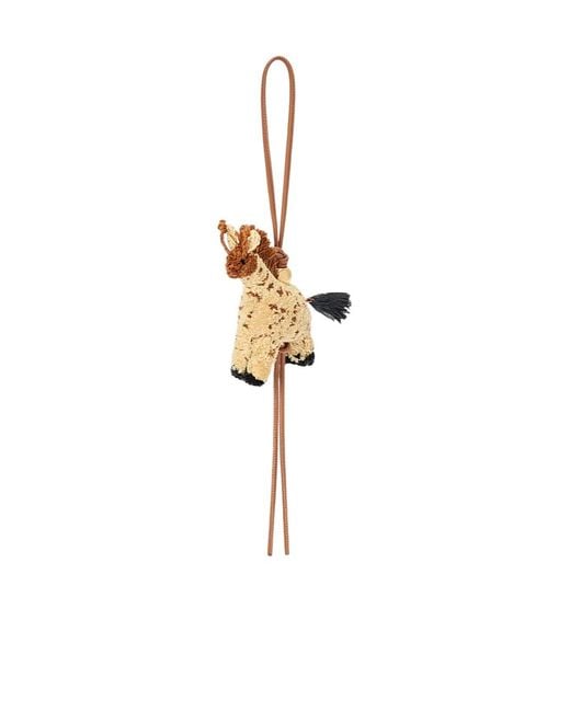 Loewe White Giraffe Charm