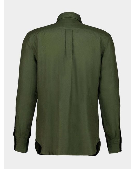Tom Ford Green Long-Sleeved Shirt for men