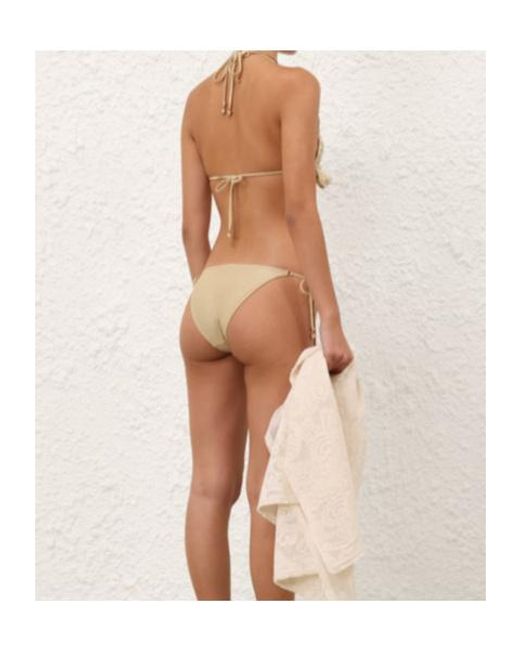 Zimmermann White Wanderlust Crochet Bikini