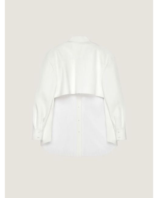 Givenchy White Asymmetric Shirt