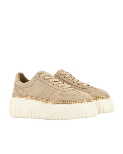 Hogan Natural H-Stripes Sneakers
