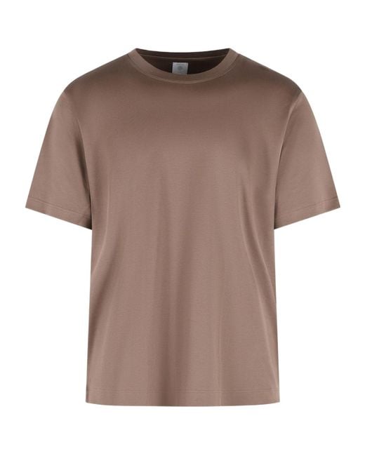 Eleventy Brown Short-Sleeved T-Shirt for men