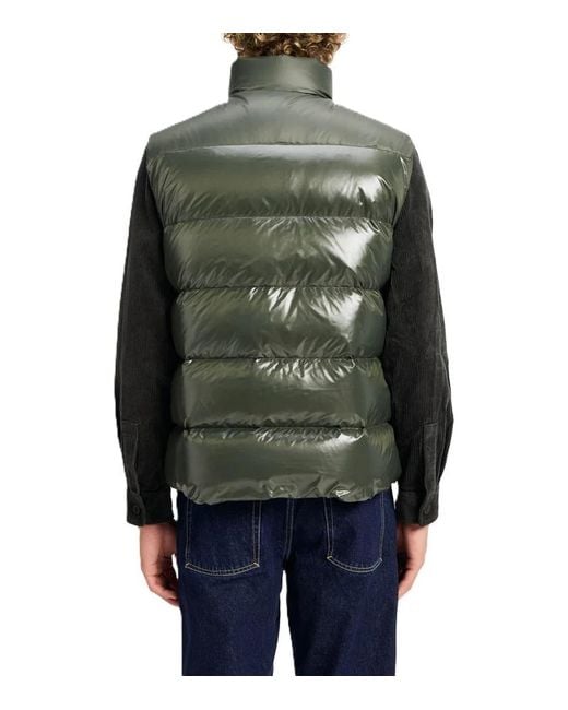 Pyrenex Green John Sleeveless Down Vest for men