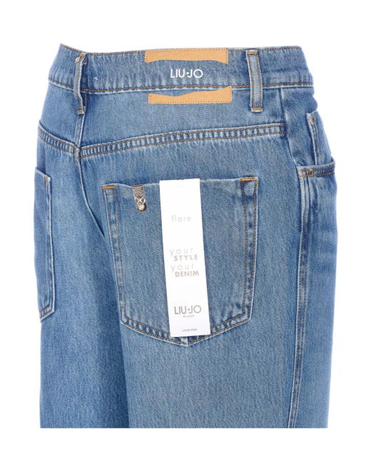 Liu Jo Blue Straight Leg Jeans