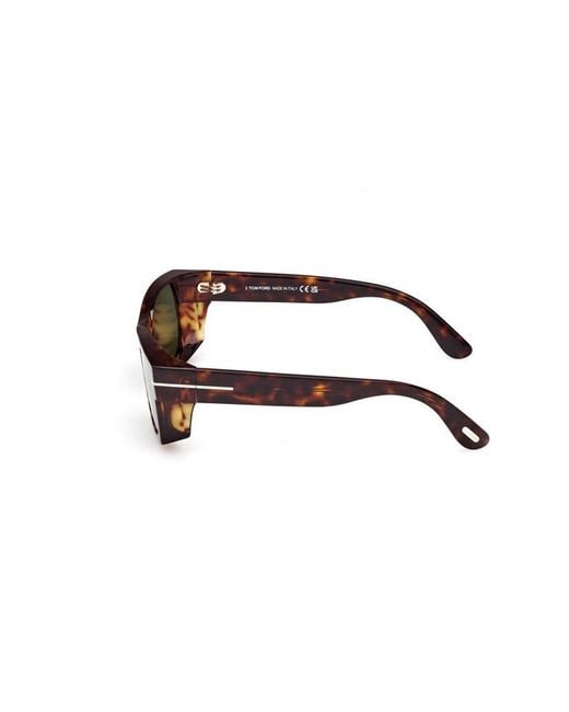 Tom Ford Multicolor Eyewear Juan Rectangle Frame Sunglasses for men