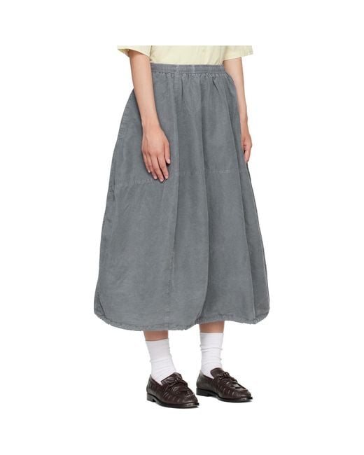 YMC Gray Parachute Skirt