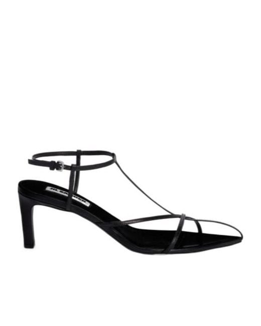 Jil Sander White Pointed-Toe Heeled Sandals