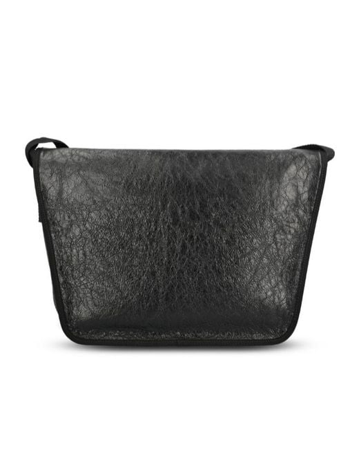 Balenciaga Black Explorer Shoulder Bag for men