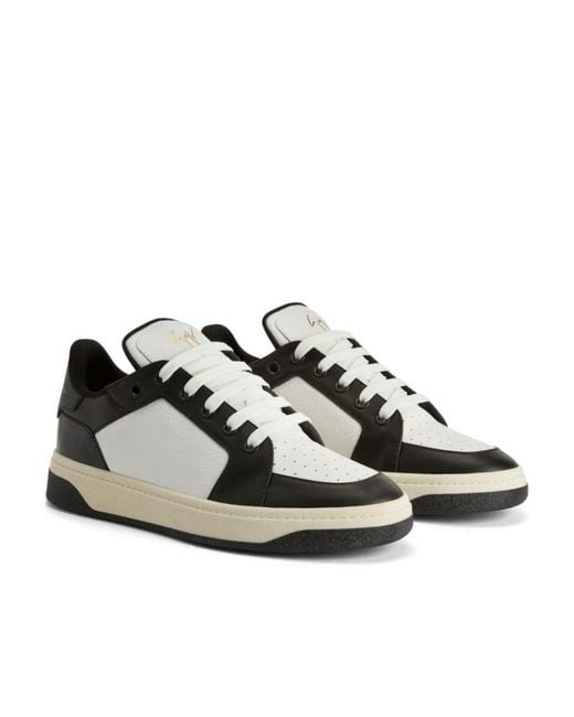 Giuseppe Zanotti White Gz94 Lace-Up Sneakers for men