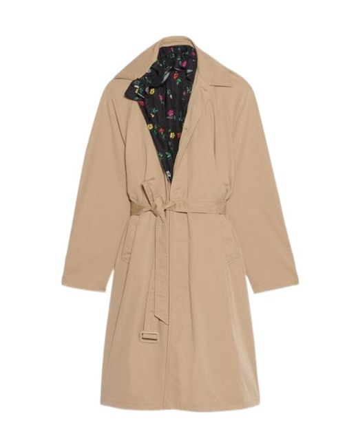 Balenciaga Black Reversible Trench Coat