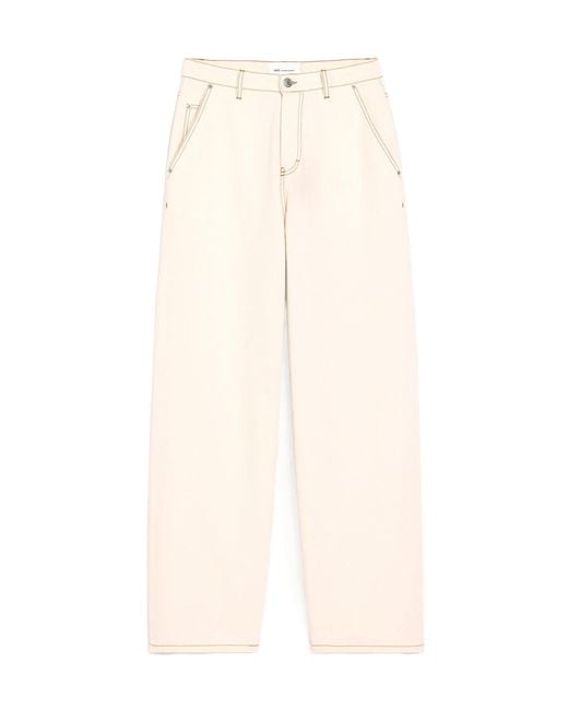 AMI Natural Ami Wide Fit Trousers for men