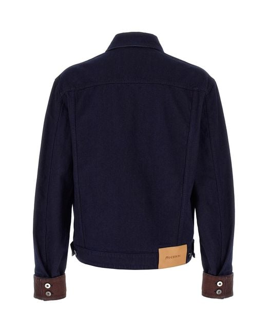 J.W. Anderson Blue Turn Up Cuff Jacket for men