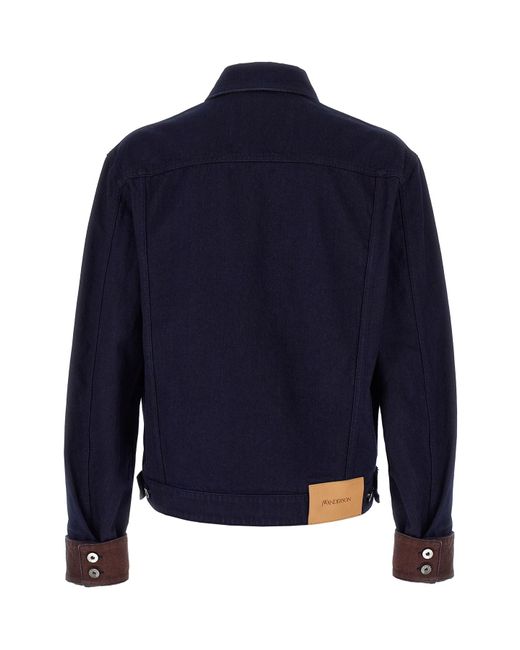 J.W. Anderson Blue Turn Up Cuff Jacket for men