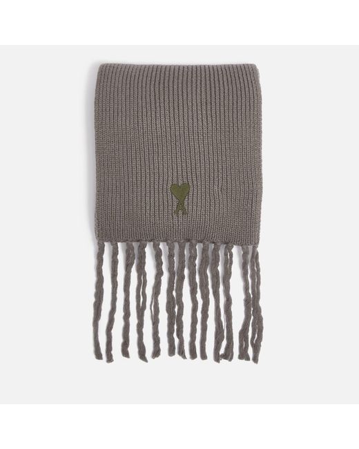 AMI White Adc Scarf for men