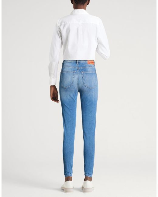 DIESEL Blue Casual Slim-Fit Jeans
