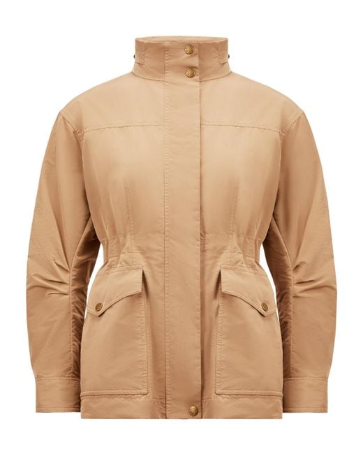 Moncler Brown Nades High-Neck Jacket