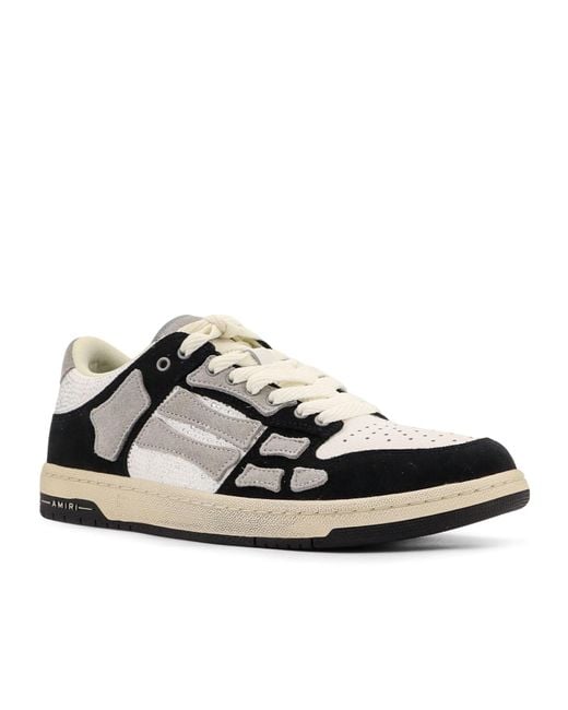 Amiri Black Lace-Up Low-Cut Casual Shoes for men