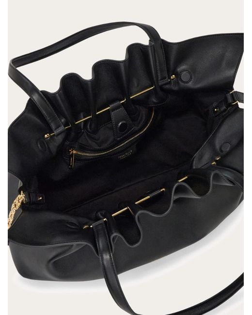 Ferragamo Black Ferragamo Soft-Bag (L)