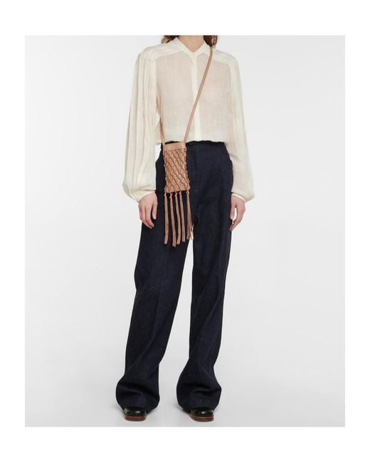 Gabriela Hearst White Long Sleeve Shirt
