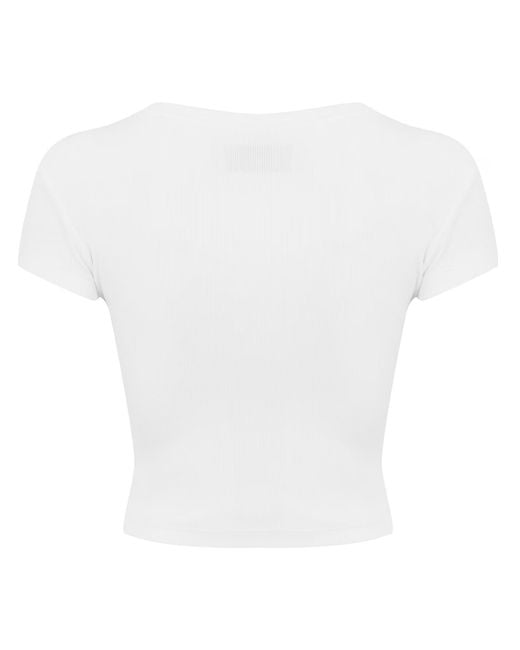 Vivienne Westwood White Viv Os Baby Tee