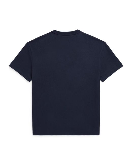 Polo Ralph Lauren Blue Logo Crew Neck T-Shirt for men