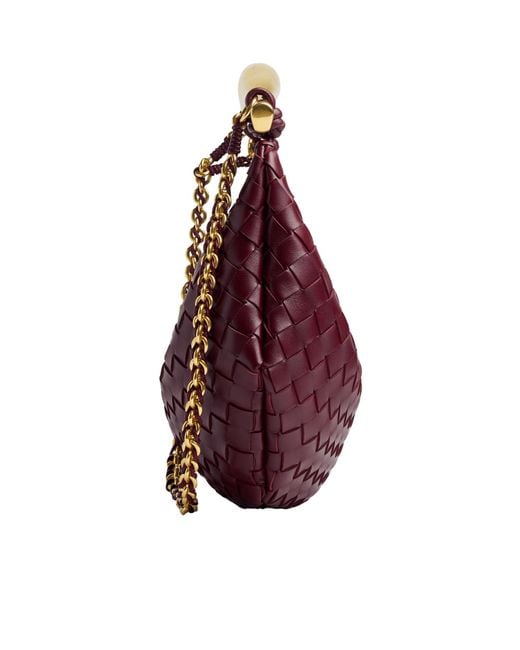 Bottega Veneta Purple Sardine Small Shoulder Bag