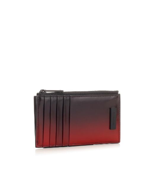 Ferragamo Red Logo Wallet for men