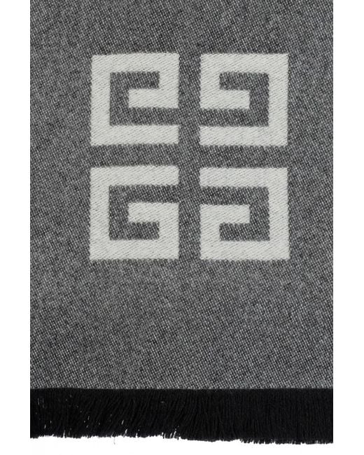 Givenchy Gray 4G Scarf