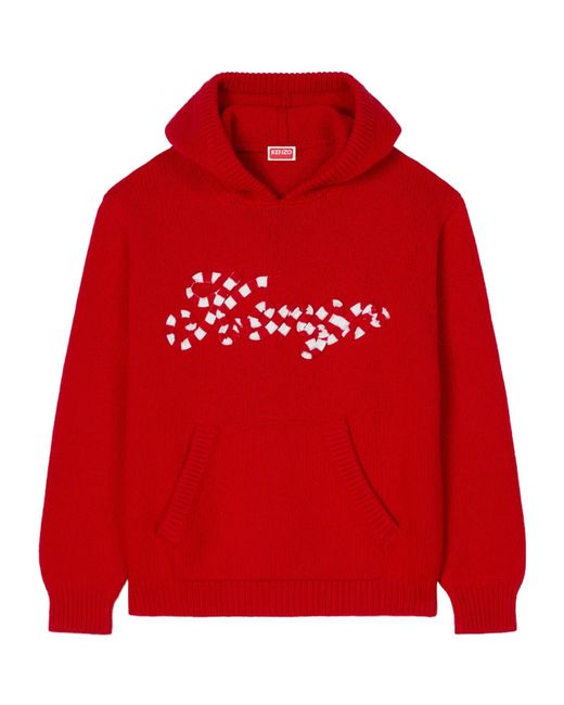 KENZO Winter Holidays' Embroidered Hoodie for men