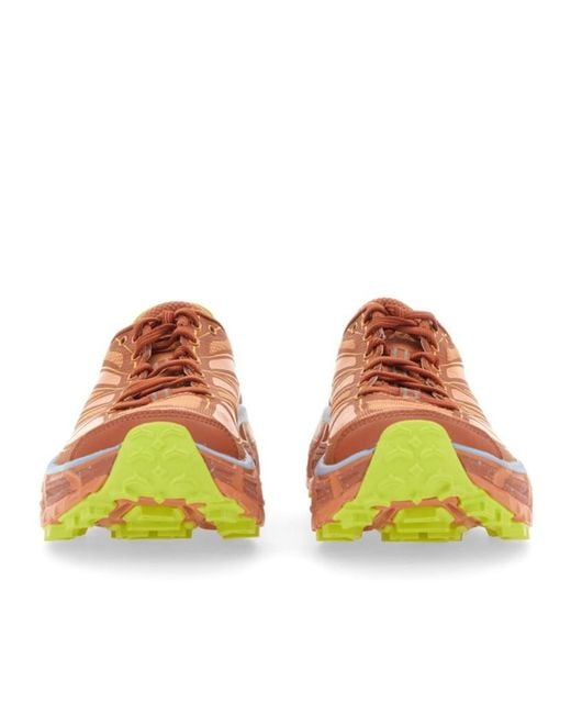 Hoka One One Orange Mafate Speed 2 Lace-Up Sneakers for men