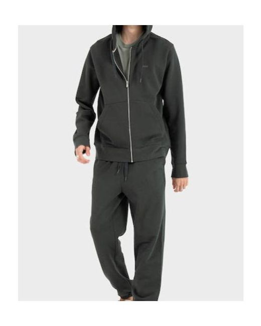 Boss Black Long-Sleeved Hooded Sweatshirt for men