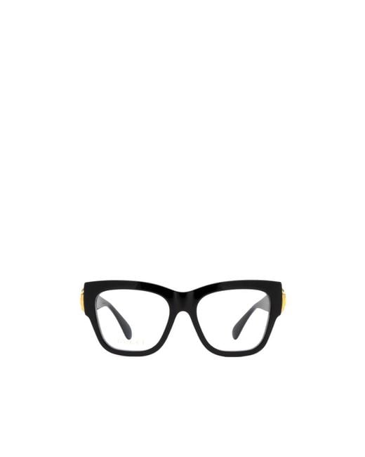 Gucci White Eyewear Rectangle Frame Glasses