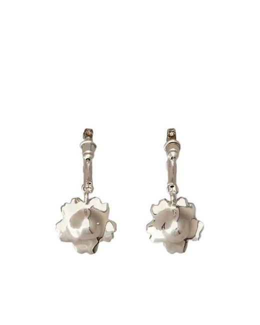 Roger Vivier Metallic Efflorescence Earrings