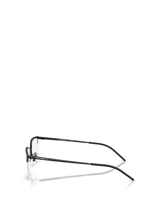 Emporio Armani Metallic Rectangle-Frame Glasses for men