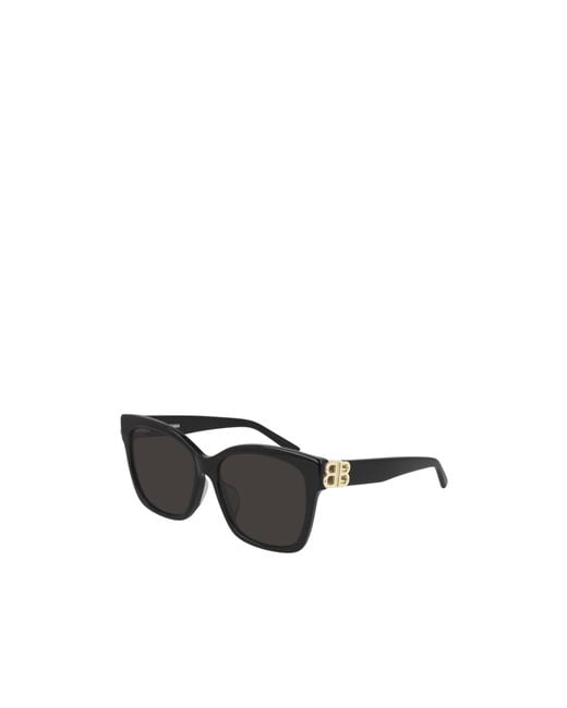 Balenciaga Gray Eyewear Dynasty Square Frame Sunglasses
